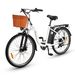 DYU C6 Electric Bike For Adults 26" City Urban E-Bike With Basket 350W Motor 36V 12.5Ah Battery_desvips.com