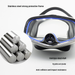 Professional Valve Diving Glasses Silicone Large Frame Adult Rushing Sea Light Tempered Glass Men And Women Snorkeling Face Mirrors_desvips.com