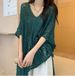 New Summer Women's Pure And Alluring Hollowed-out Tie-waist Knit Top, Loose Fit, Niche Style, Mid-length Hollowed-out Cover-up_desvips.com