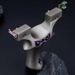 Aluminum Alloy Slingshot Silver Little Devil Slingshot 11*9*4 Cm Suitable For Outdoor Competitions, Fitness Shooting, Hunting, Fishing And Games_desvips.com