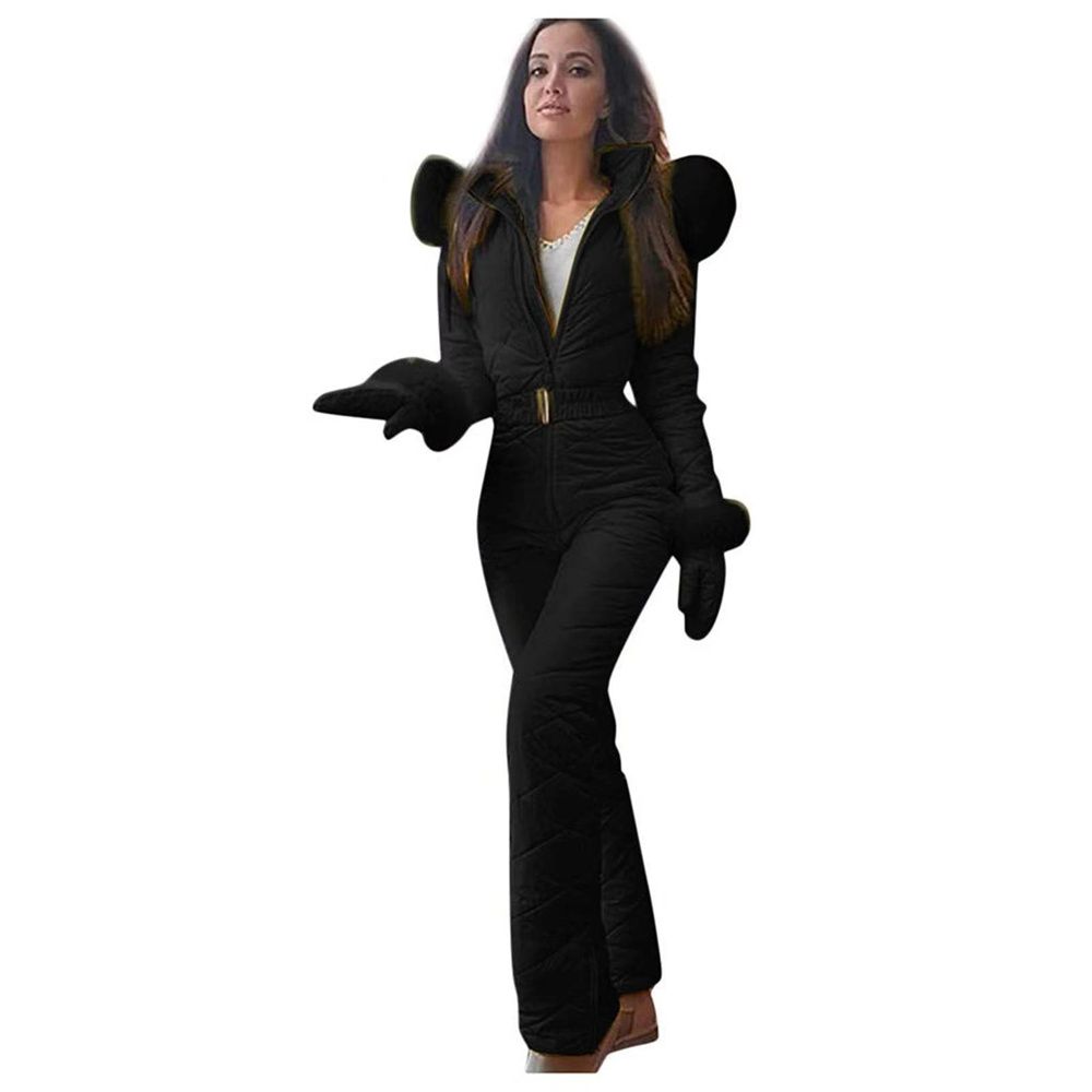 2026 Winter European-USA Fashion Skiing Clothes Women Long Sleeve Zipper Hooded Jacket Pants One-Piece Integrated Ski Suit_desvips.com
