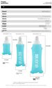 Portable Foldable Outdoor Soft Water Bladder For Cycling, Sports, Hiking, Trail Running, Backpack, TPU Soft Water Bottle_desvips.com