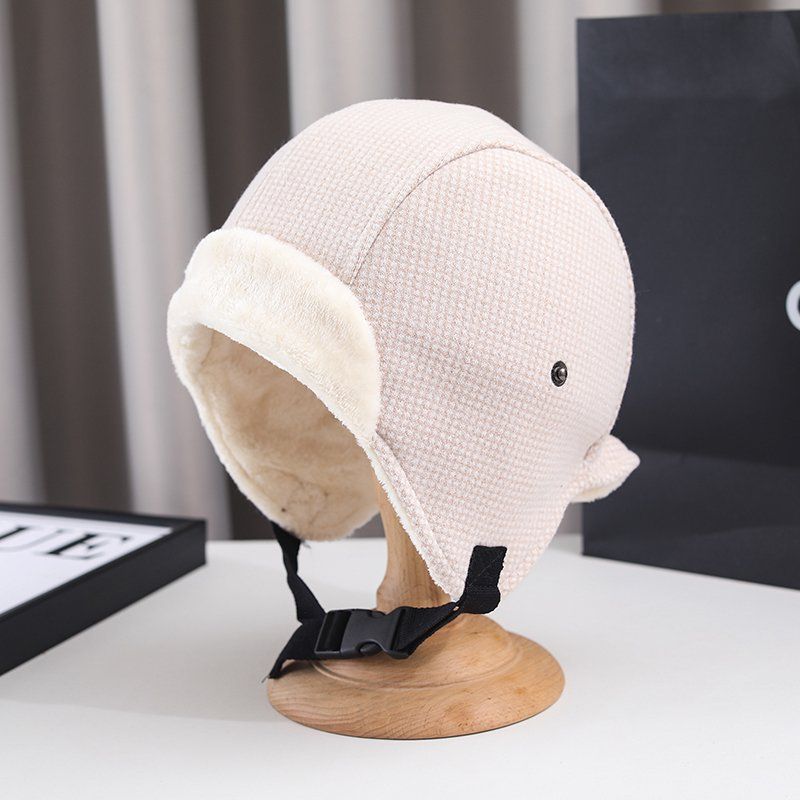 Motorcycle Helmet Inner Cap Pilot Hat In Autumn And Winter Warm Plus Velvet Warm Riding Windproof Hood Ear Protection Hat_desvips.com