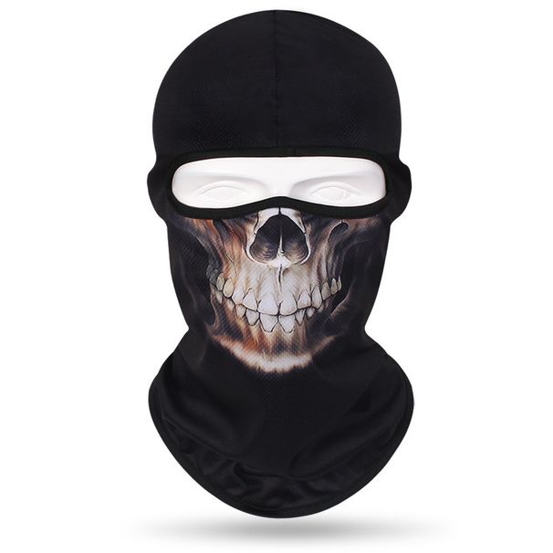 Cycling Face Mask Motorcycle Equipment Sweat Absorbent Breathable Skull Cover Outdoor Sports Neck Cover Cycling Fishing Sunscreen_desvips.com