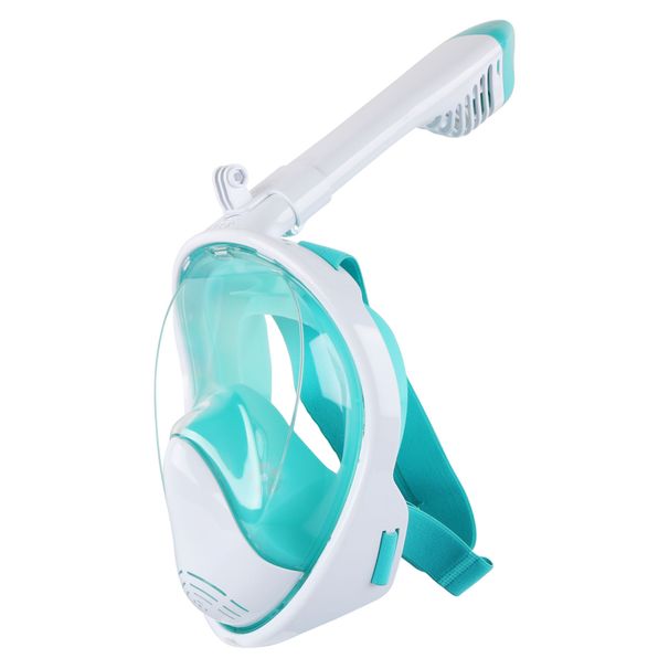 Large Field Of View Foldable Full Face Anti-fog Silicone Snorkeling Mask Adult Diving Goggles_desvips.com