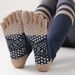 Five-Toe Yoga Split-Toe Professional Non-Slip Pilates Pressure Calf Women's Sports Special Long Tube Socks_desvips.com