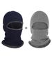 Thermal Knit Balaclava Hat With Fleece Lining - Windproof Face Mask For Skiing, Cycling & Winter Outdoor Activities (2-Pack, Unisex, Stretchy Fit)_desvips.com