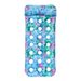 Summer Environmentally Friendly PVC Water Floating Pad Foldable Single Backrest Recliner Multi Color Inflatable Hole Thickened Floating Row_desvips.com