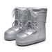 Waterproof & Slip-Resistant Winter Boots For Women & Men - Lightweight Thermal Snow Boots With Faux Fur Lining - Casual Low-Cut Rubber Sole Shoes_desvips.com