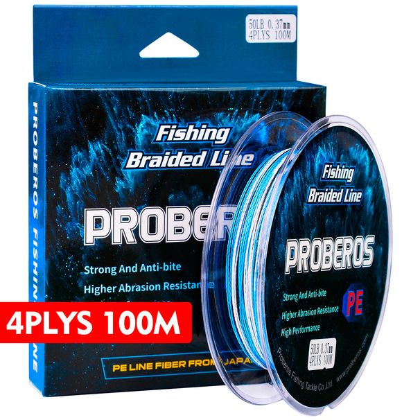 Fishing Lines 4 Braided 100m Dalima Fishing Line Camouflage Green PE Line 0.6# 10#Braided Line Fishing Gear Fishing Line Wholesale_desvips.com