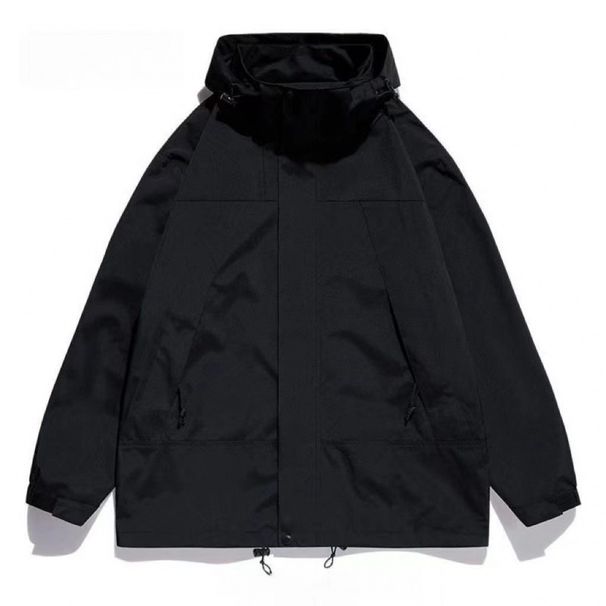 001 Internet Celebrity Style 3-in-1 Jacket For Men Women, Detachable Windproof And Waterproof Mountaineering Suit, Travel_desvips.com