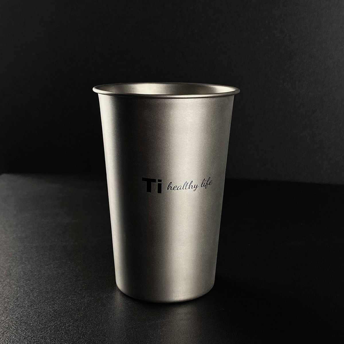 Titanium Purification Beer Cup Outdoor Camping Juice Cup Single Layer Portable Cup Titanium Alloy Anti-fall Cold Drink Cup Titanium Cup_desvips.com