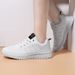 Casual Fashion Breathable Walking Mesh Flat Sneakers Women Running Gym Vulcanized Shoes White Female Footwear_desvips.com