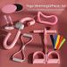 Yoga Fitness 4-Piece/11-Piece Set: Foot Pedal Resistance Band, Leg Shaper, Yoga Ring & Figure 8 Resistance Band_desvips.com