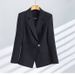 women’ eige blazer set – casualchic suit jacket & cropped pants (s4xl)_desvips.com