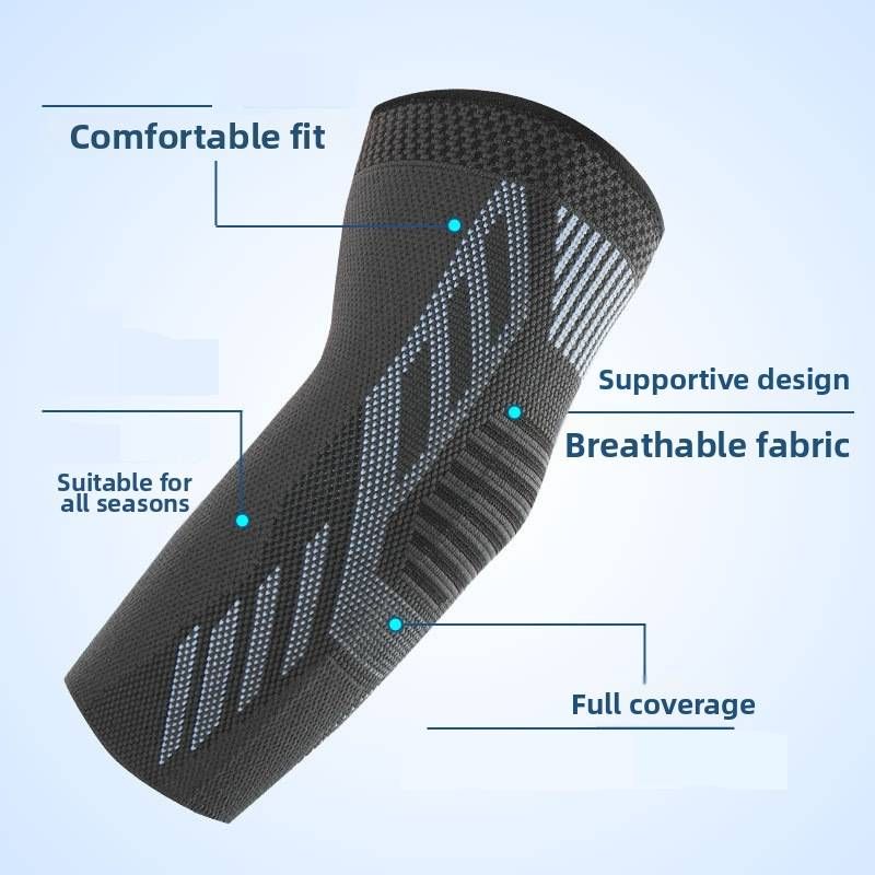 Compression Knitted Elbow Support Brace For Sports Outdoor Running Tennis Badminton Fitness Breathable Warm_desvips.com