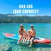 Inflatable Surfboard SUP Travel Portable NEZHA SURF 12’6” Stand-Up Paddle Board_desvips.com