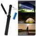 2 Stück Ultrahell Leistungsstark Aufladbar Sicherheitsstick Taschenlampe Handgerät Licht Zuhause, Im Freien, Camping Taktische Fackel Lampen_desvips.com
