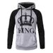 Men's Clothing autumn and winter new hooded pullover color matching couple sweatshirt_desvips.com