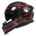 Motorcycle helmet double lenses anti-fog breathable four seasons general purpose adult winter helmet_desvips.com