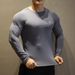 KOOSSOASISMen's Round Neck Long-sleeved Quick-drying Tight-fitting, High-elasticity, Quick-drying, Breathable T-shirt, Base Layer_desvips.com