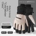 Thermal Touchscreen Ski Gloves For Men & Women - Windproof, Fleece-Lined, Water-Resistant For Snowboarding, Hiking, Cycling & Outdoor Sports_desvips.com