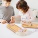 Kids' Educational Wooden Mini Bowling Set Parent-Child Interactive Tabletop Rolling Ball Game_desvips.com