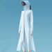 Women's Long Sleeve Sun Protection Dress - UPF50+ Full Coverage With Detachable Hood & UV Face Shield Lightweight Ice Silk Fabric For Summer_desvips.com
