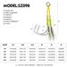 Double Deep Sea Boat Marushi Bluefish Slow Jigging Iron Plate Tied Hair Hook Fishing Gear Accessories 2 Pairs/Pack_desvips.com