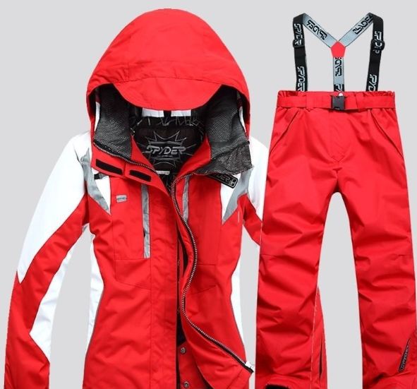 Women's Waterproof Insulated Ski Suit Set - Thermal Snow Jacket & Pants For Single/Double Skiing_desvips.com