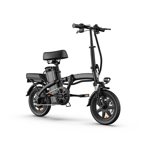 URLIFE F1L 14" Folding Electric Bike 250W Motor 48V 7.5Ah Battery_desvips.com