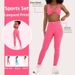 Women's Shark Style Yoga Wear Fitness Trousers Quick Drying High Waist Nude Feel Leopard Print Nine Point Set_desvips.com