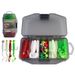 37Pcs/Set Curly Worms Soft Bait Kit Shrimp Smell Soft Fishing Lure 6cm 3g Jig Head Hook 3g Fishing Hooks With Fishing Tackle Box_desvips.com