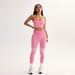 Women's Striped High-Waisted Yoga Set Hip Lifting Quick Drying Fitness Dance Sports Pants Tight Fitting_desvips.com