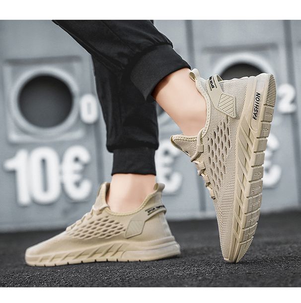 Men's Fashion Walking Slip On Trainers For Men Lightweight Breathable Running Sport Tennis Shoes_desvips.com