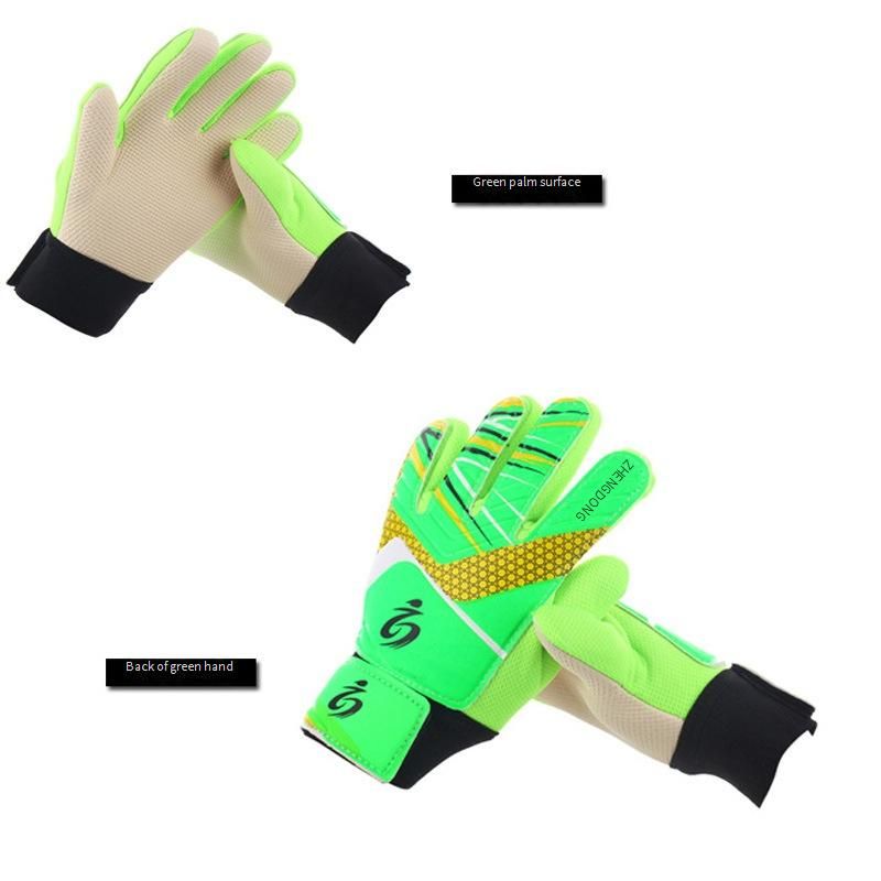 Professional Youth Goalkeeper Gloves With Dual Latex Palms & Finger Protection - Breathable & Flexible For Soccer Training (5-7 Sizes)_desvips.com