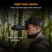 Hunting Night Vision Aiming Lens, Wearable Digital 5x Magnifying Telescope, COMS Imaging 1080P Ultra Clear Field Of View For Hunting/animal Surveying_desvips.com