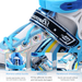 Kids Roller Skates For Ages 2-10, Beginner's Four-Wheeled Flash Double Row Skates, Boys And Girls Adjustable Inline Skates_desvips.com