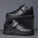 Black boys 6 to 12 years old 2024 new school leather childrens casual sports shoes 240627_desvips.com