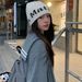 New Street Fashion Letter Versatile Knitted Women, Warm Ear Protection Wool Hat, Unique Design Cold Hat For Men, Trendy_desvips.com