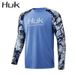 HUK Men's New Summer UPF+50 Ice Silk Lightweight Breathable Quick-Dry Long Sleeve Lure Fishing Clothing_desvips.com