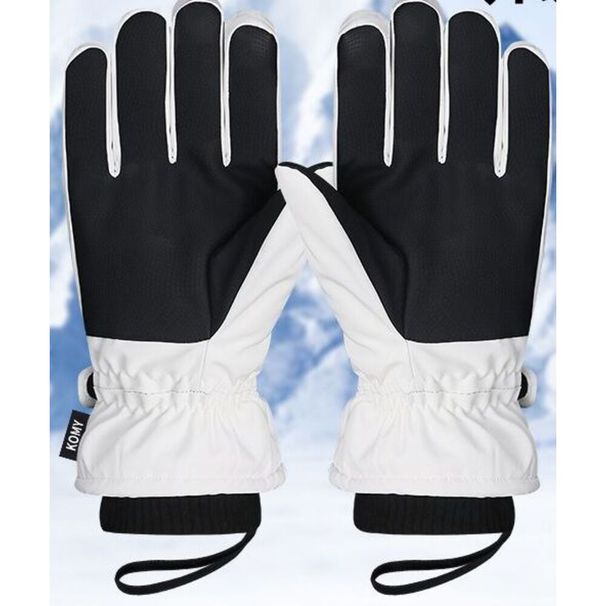 Cold Resistant Gloves For Men And Women In Autumn And Winter With Fleece For Skiing And Cycling, Outdoor Gloves With Touch Screen And Lock Buckle_desvips.com