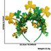St. Patrick's Gold Green Clover Irish National Day Party Decoration Headband_desvips.com