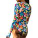 One-Piece Suits New Long Sleeved Surfing Suit Women's One Piece Printed Swimsuit Zipper Diving Suit Swimsuit Hot Style_desvips.com
