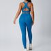 Cross-Border European And American Yoga Plus Size Stretchy Outdoor Tight-Fitting Sports Set For Women High Waist_desvips.com