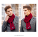 Pure Wool Scarf Men's Winter Solid Color Versatile Cold Protection And Warmth New Skin-friendly Cashmere Men's Scarf_desvips.com