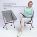 Outdoor Camping Portable Aluminum Alloy Moon Chair Camping Beach Chair Outdoor Folding Chair_desvips.com