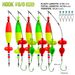 Round Hook Cigar Far Throw Float, Floating Fishing Group Luya European Fishing Group With Spiral Bell Fish Float Set_desvips.com