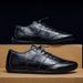 Hot Selling Spring Autumn Men's Casual Single Low Cut Sneakers For Lazy People Lightweight Driving Shoes_desvips.com