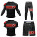 Printed Breathable Quick-drying Brazilian Jiu-Jitsu Anti-abrasion Suit MMA MMA Tights Four-piece Set_desvips.com